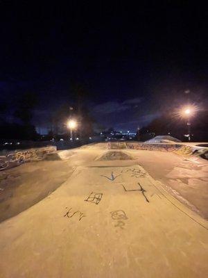 Skatepark here is good