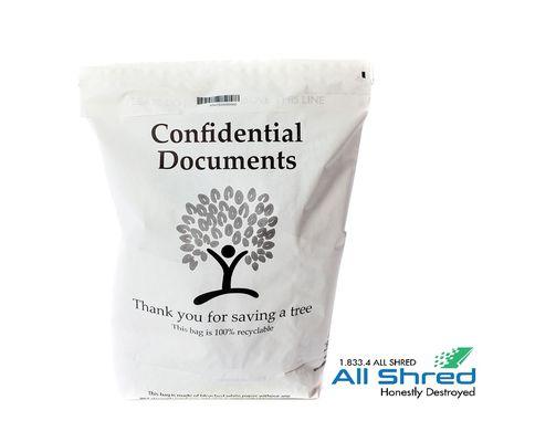 Our $6.00 shred bag holds 25lbs of documents. About equal to 1 banker box. You can make it as heavy as you want. No additional fees.