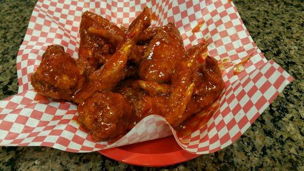 "Hot dang" flavored wings !