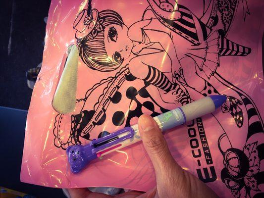 I found this cute multi pen! 8/29/16