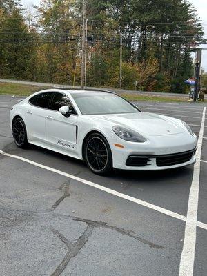 2018 Porsche Panamera tinted with Ceramic film