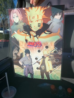 $4.99 Fourth Great Ninja War poster which has good quality