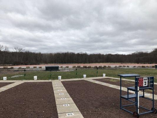 Beautiful day to learn to shoot a shotgun