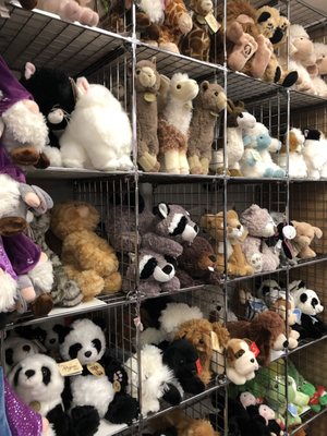 Stuffed animals and gifts.