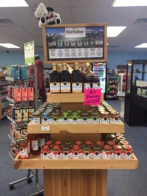 NutraBee Honey, the only place you can get it in New Jersey! Pure gourmet honey products with a therapeutic touch.