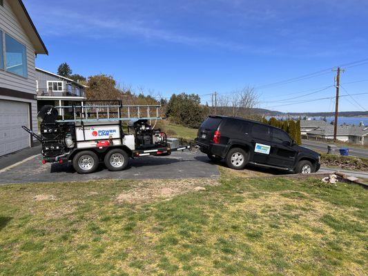 Doing a job on Camano Island