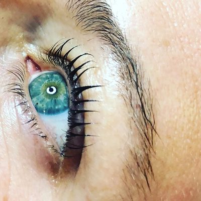 Lash lift and tint by Bri