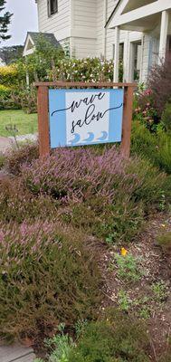 Garden and sign