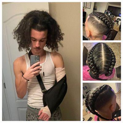 Men's braiding styles