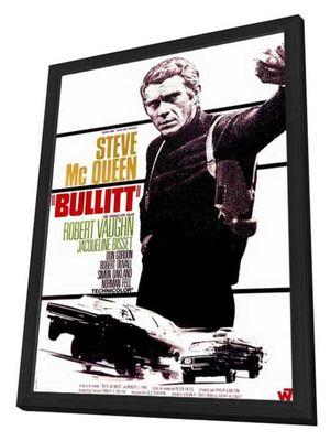 Bullitt 27 x 40 Framed Deluxe Wood movie poster $169.95