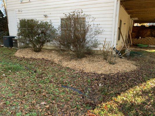 Mulch spreading