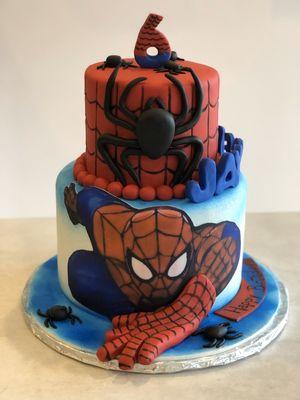 3D Spider-Man Cake!!!