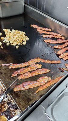 Breakfast taste bacon