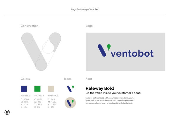 Brand identity for Ventobot: Guidelines