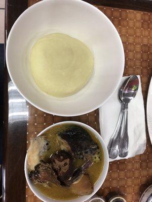 Fufu & pepper soup