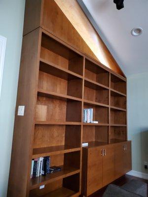 Custom bookcase