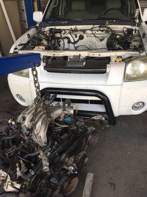 Engine replacement 2004 Nissan Frontier