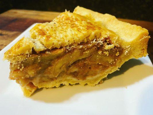 Our Sugar Free Apple Pie made with Monk Fruit Sugar Substitute.  I'm not a big fan of sugar substitute but this pie taste like real thing.