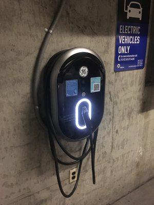 Car Charging Station Serviced for Maintenance