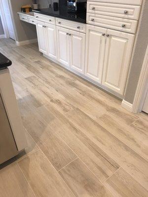 Spanish wood look tile...love it!