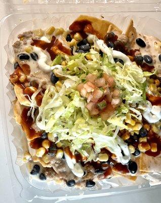 Chicken Enchilada Nachos