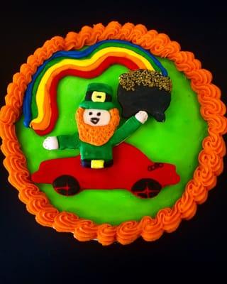 St. Patrick's Birthday Cake