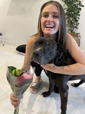 New hair cut and color with salon pup!