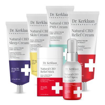 Dr. Kerklaan Theraputics: Doctor designed CBD topicals for Pain, Sleep, Skincare & PMS