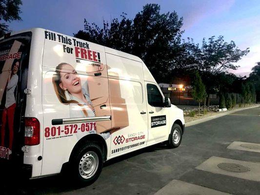 Moving Van for Free For your Move In