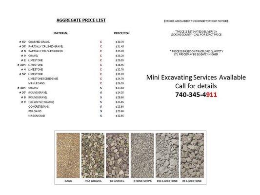 Excavating services