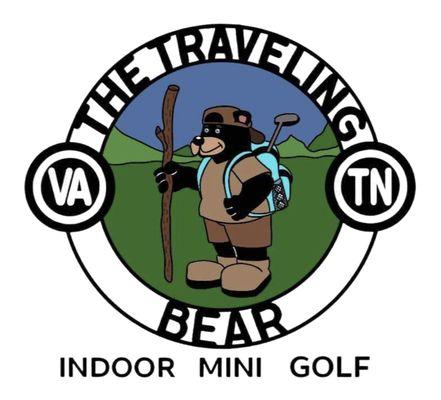 The Traveling Bear Indoor Mini Golf logo