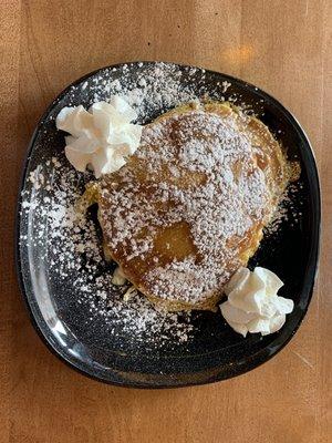 Pancakes with caramel and Nutella