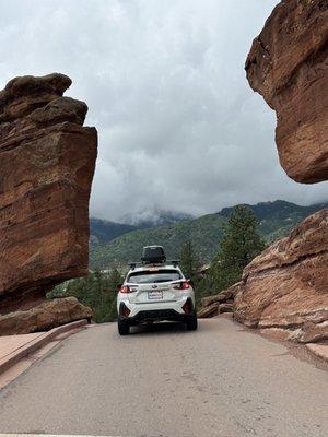 Roof rack kit and Thule box installed by Chris and Dustin. Garden of the Gods, Colorado