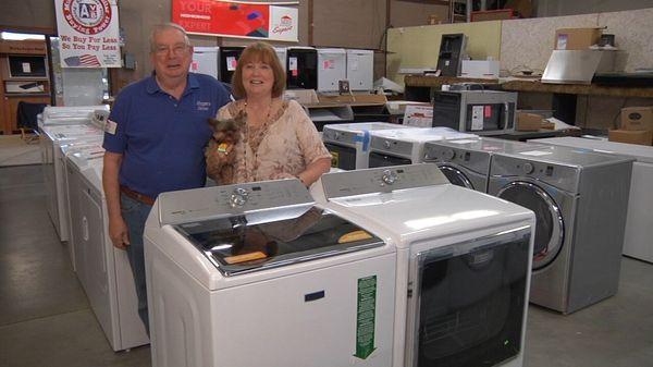 Come visit Stan or Peggy for any of your appliance needs.