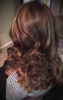 Balayage highlights