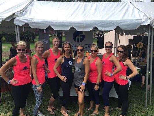 Real Flexi raised money for Free to Breathe during an 8 hour yogathon at the Maryland zoo.