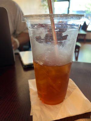 Peach green tea!