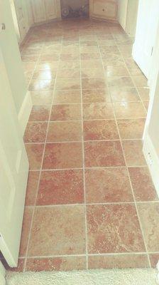 Tile floor