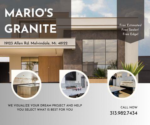 Mario's Granite Installation