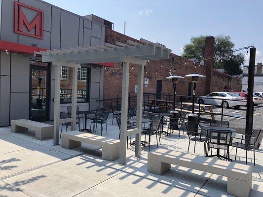 Midtown also features an outdoor space where you can before or after your movie.