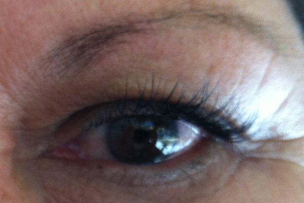 Natural set of lashes