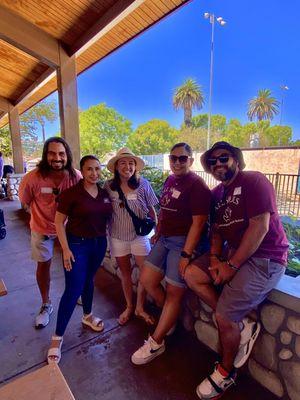 Some of our wonderful parents at our Back to School Picnic at Barnes Park!