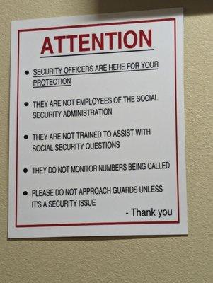 Security makes up their own rules