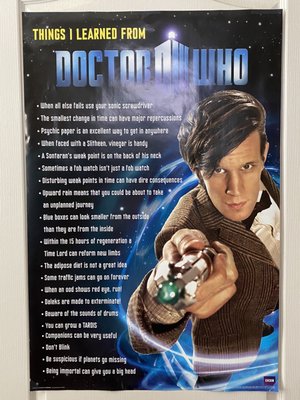 Doctor Who poster from here