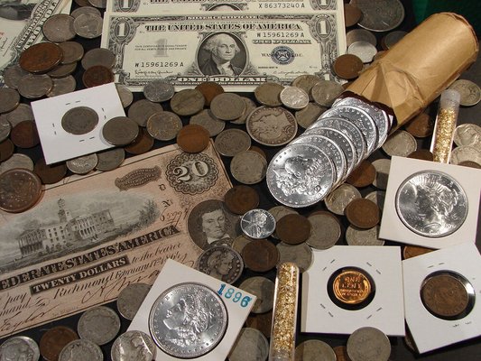 We Carry a large selection of Coins and Currency!