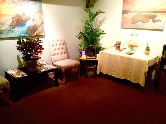 Our beautiful reception area within the walls of The healing arts health center along with their most talented staff.