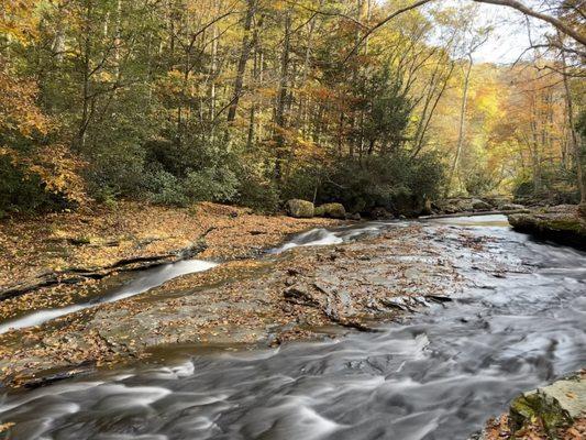 Natural waterslides