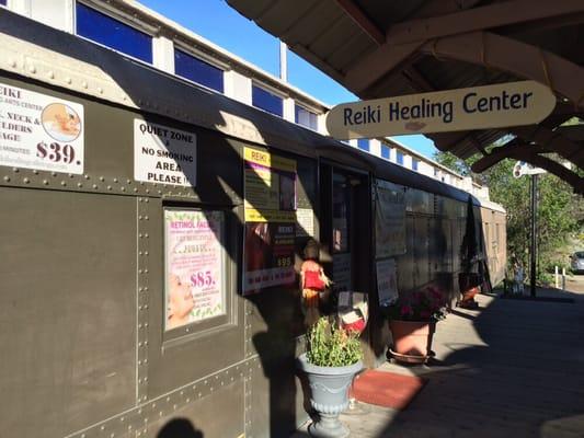 Business at the Calistoga Depot is on the left side.