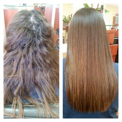 Japanese permanent straightening by Tracey