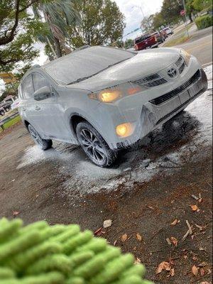 Afternoon wash